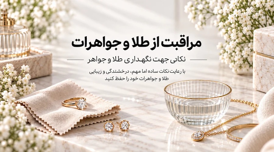 عکس مراقبت از طلا و جواهر